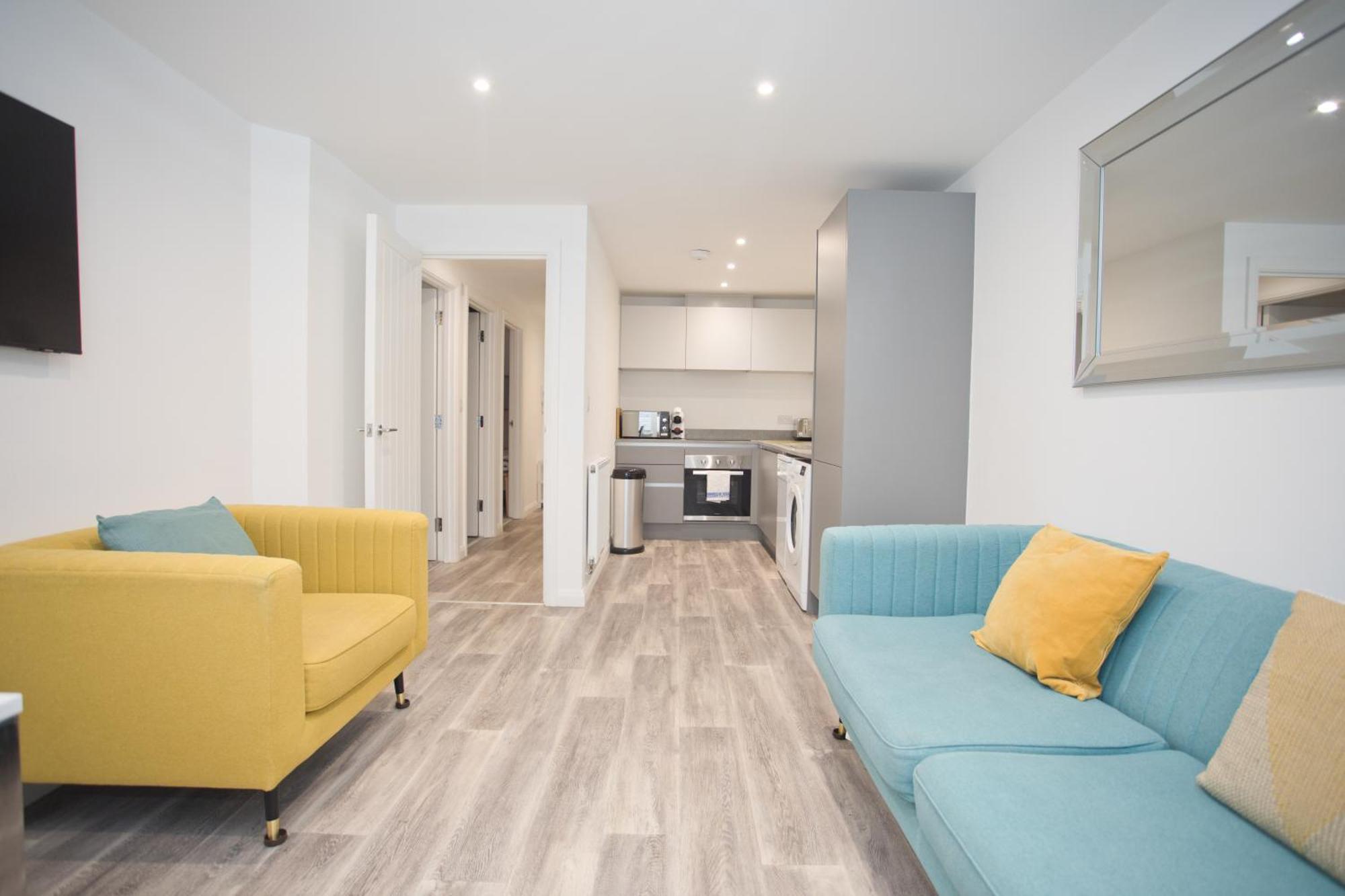 Sea Air - 2 Bedrooms - Parking - Mins To Beach Борнмут Экстерьер фото